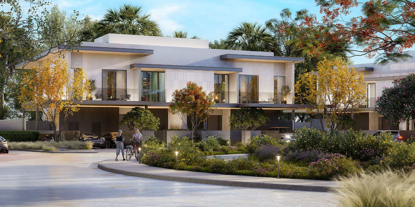 Pinewood Village at Jumeirah Golf Estates by Wasl Outdoor Image