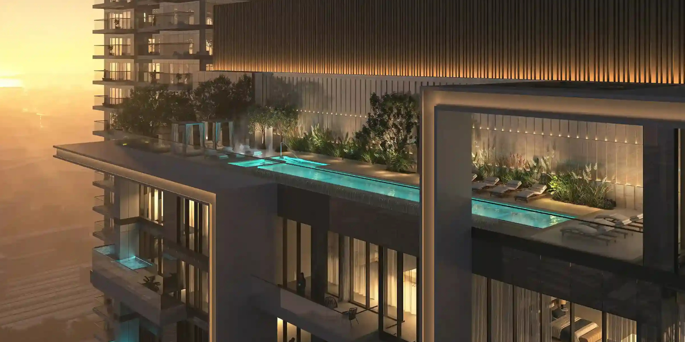 Avenue Park Tower II at Wasl 1 Outdoor Image
